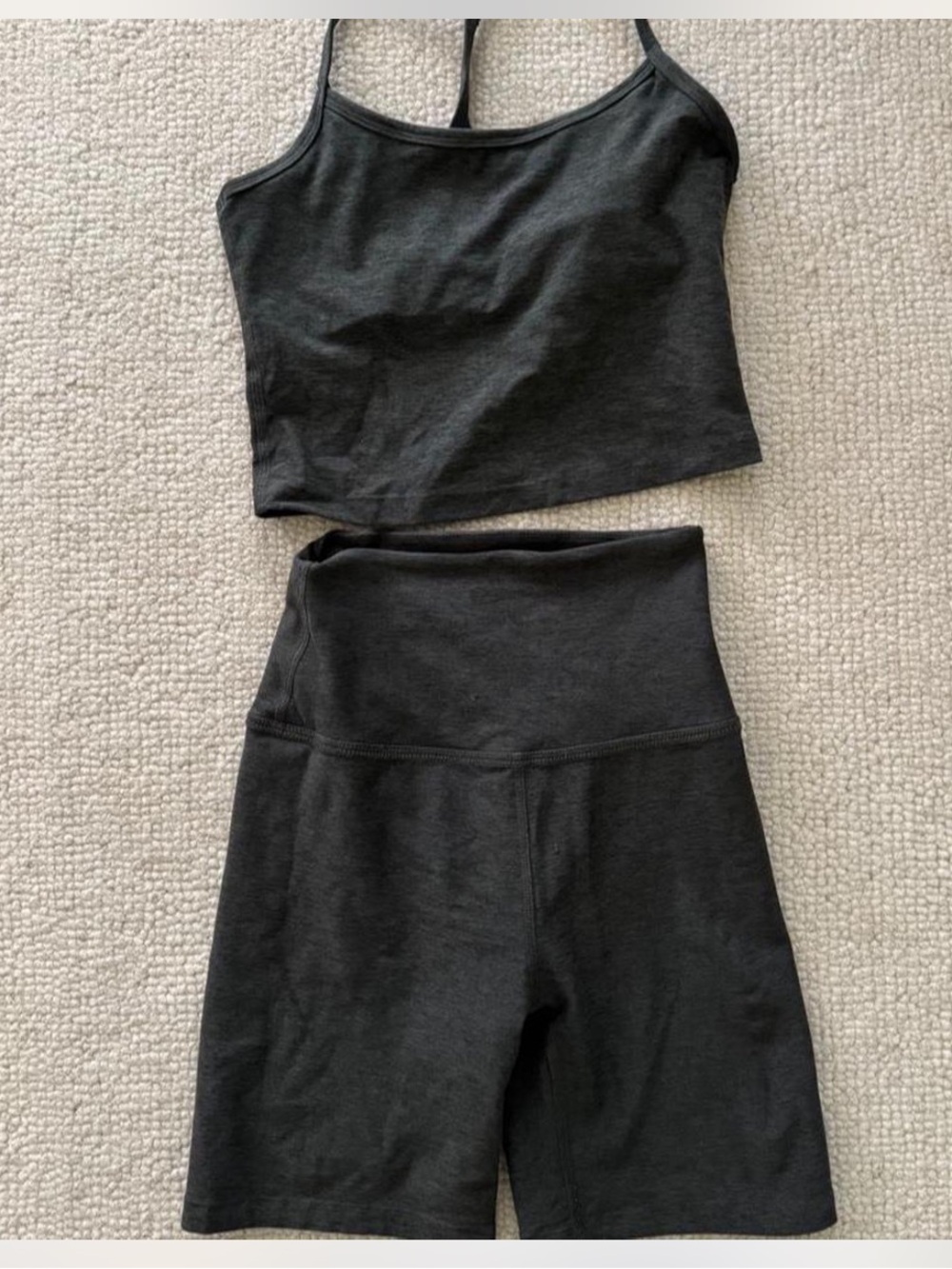 Beyond Yoga Olive Green workout set